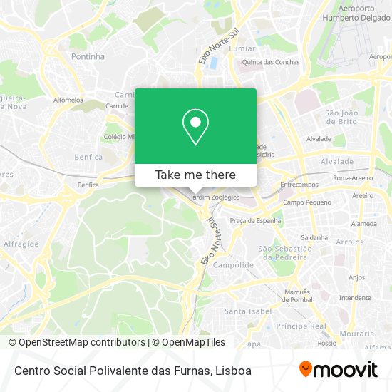 Centro Social Polivalente das Furnas map