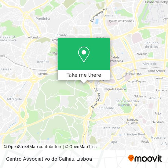Centro Associativo do Calhau map