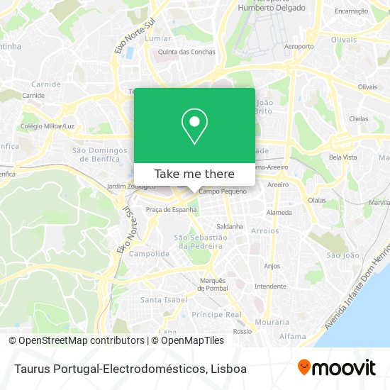 Taurus Portugal-Electrodomésticos map
