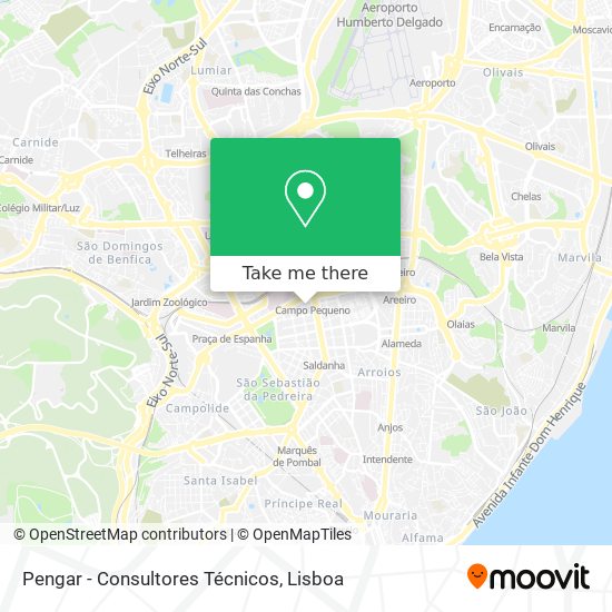 Pengar - Consultores Técnicos mapa