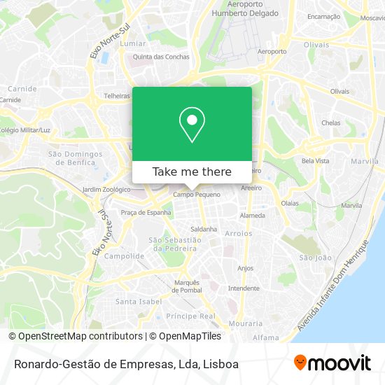 Ronardo-Gestão de Empresas, Lda map