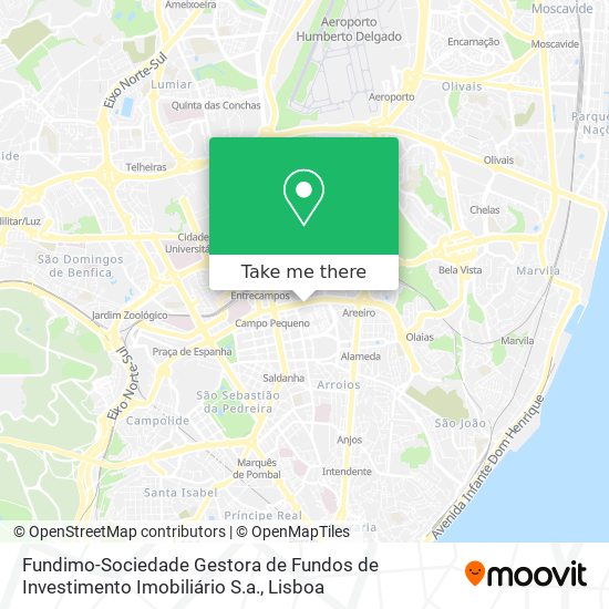 Fundimo-Sociedade Gestora de Fundos de Investimento Imobiliário S.a. mapa