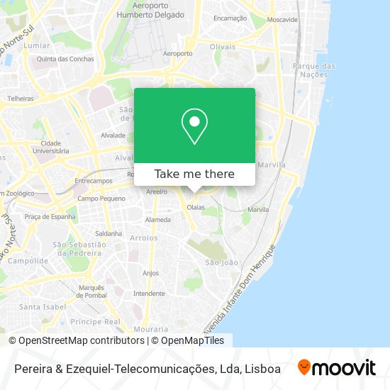 Pereira & Ezequiel-Telecomunicações, Lda map