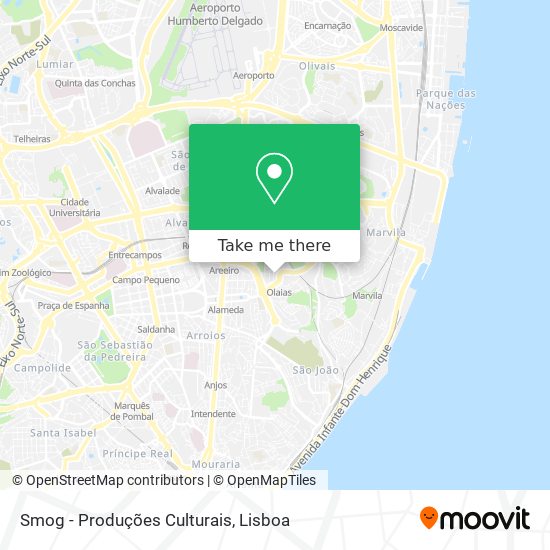 Smog - Produções Culturais mapa