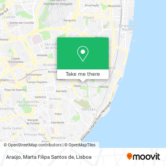 Araújo, Marta Filipa Santos de map