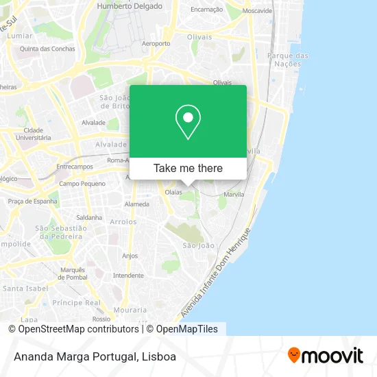 Ananda Marga Portugal mapa