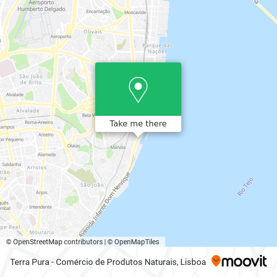 Terra Pura - Comércio de Produtos Naturais map