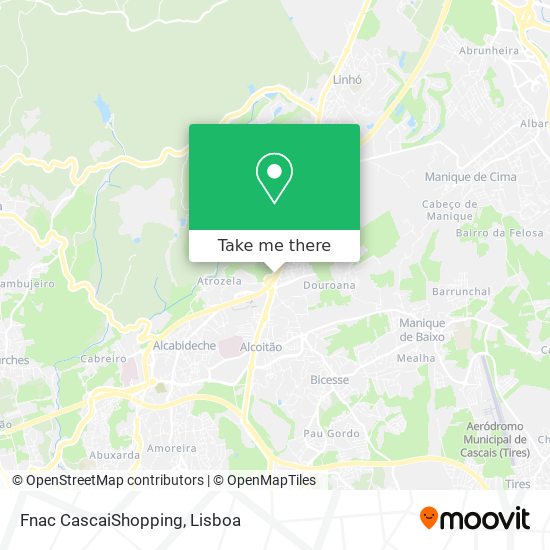 Fnac CascaiShopping mapa