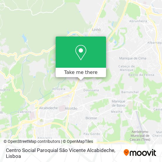 Centro Social Paroquial São Vicente Alcabideche map