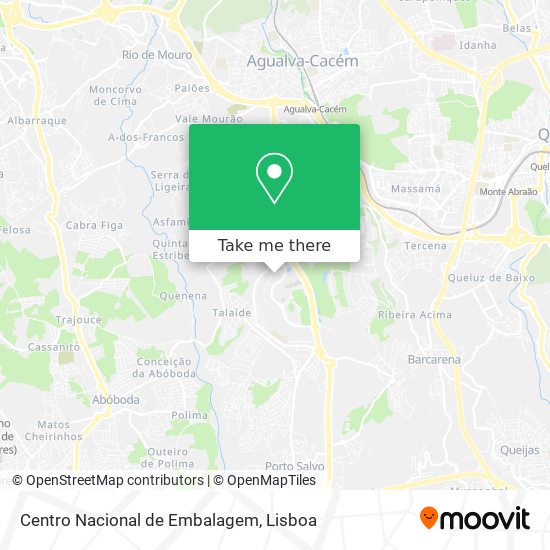 Centro Nacional de Embalagem mapa