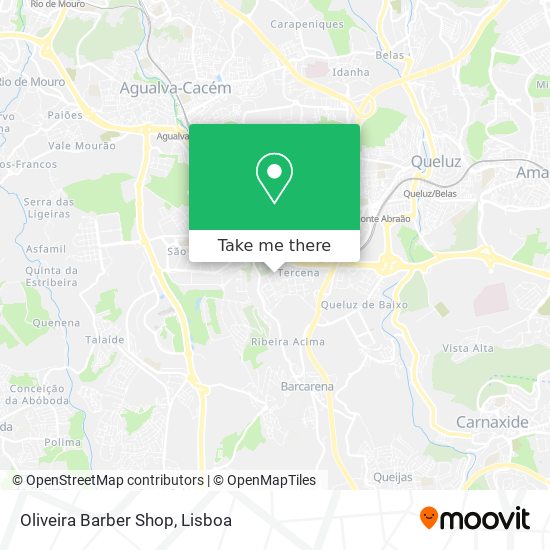 Oliveira Barber Shop mapa