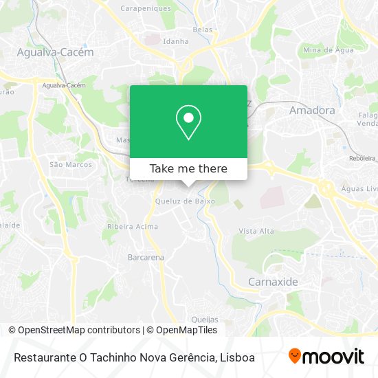 Restaurante O Tachinho Nova Gerência map