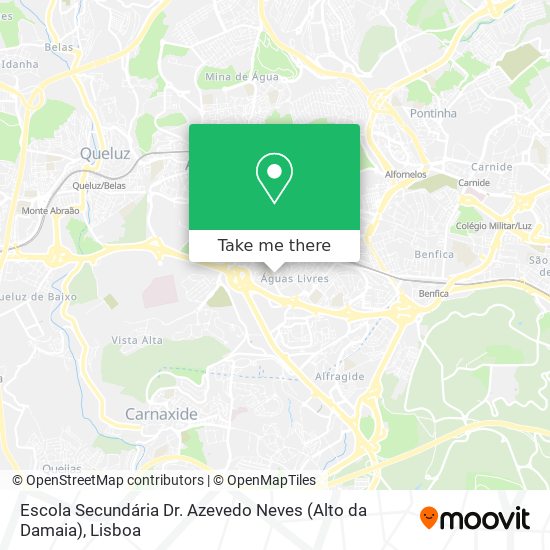 Escola Secundária Dr. Azevedo Neves (Alto da Damaia) map