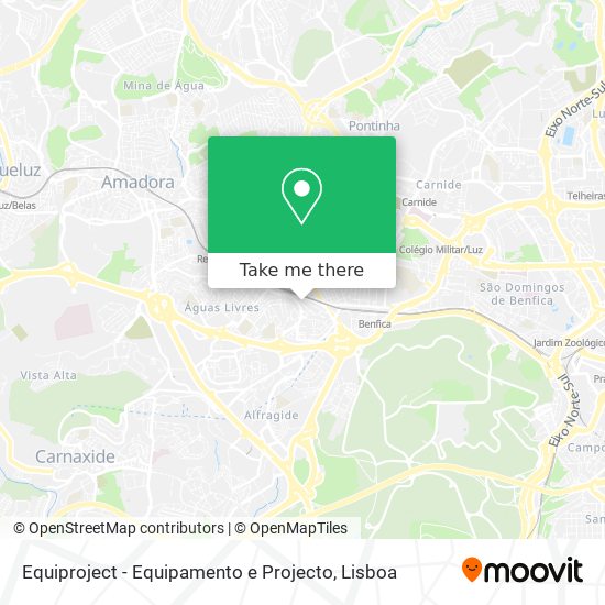 Equiproject - Equipamento e Projecto mapa