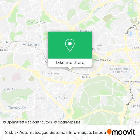 Sisbit - Automatização Sistemas Informação mapa