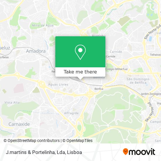 J.martins & Portelinha, Lda map