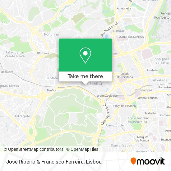 José Ribeiro & Francisco Ferreira map