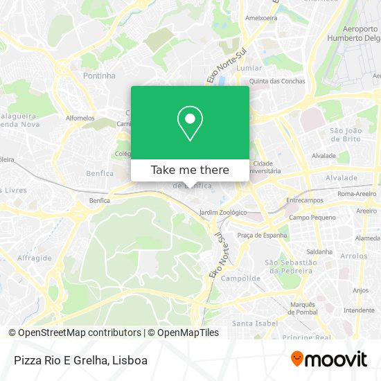 Pizza Rio E Grelha map