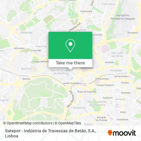 Satepor - Indústria de Travessas de Betão, S.A. map