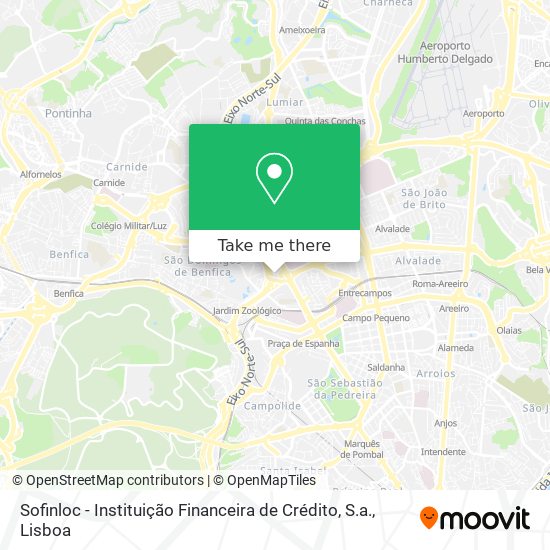 Sofinloc - Instituição Financeira de Crédito, S.a. map