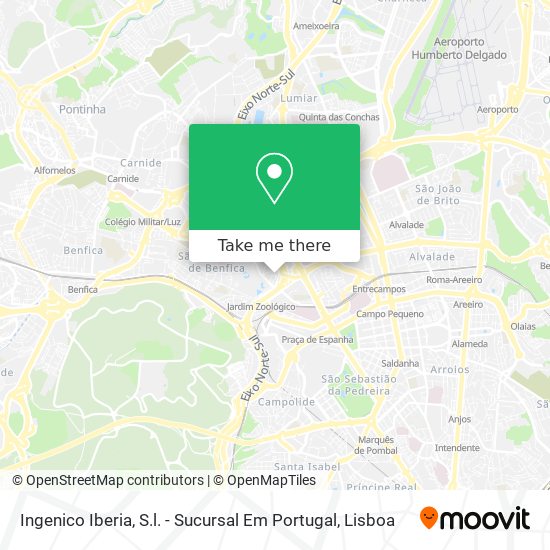 Ingenico Iberia, S.l. - Sucursal Em Portugal mapa