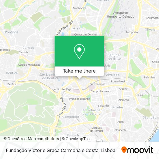 Fundação Víctor e Graça Carmona e Costa map