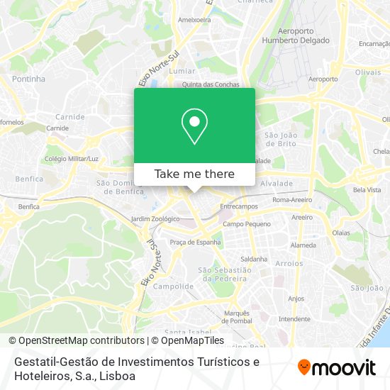 Gestatil-Gestão de Investimentos Turísticos e Hoteleiros, S.a. map