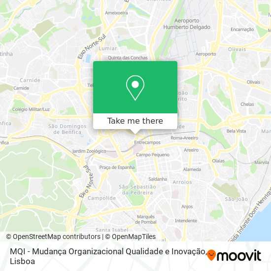 MQI - Mudança Organizacional Qualidade e Inovação map