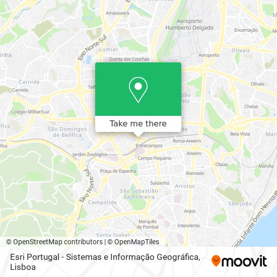 Esri Portugal - Sistemas e Informação Geográfica mapa