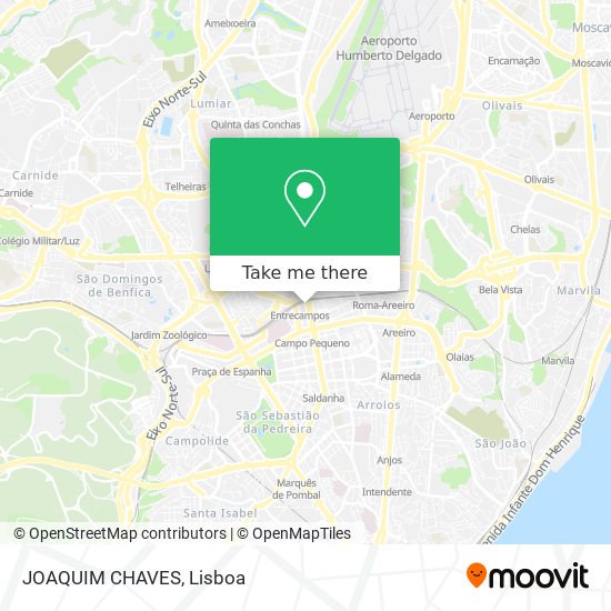 JOAQUIM CHAVES map