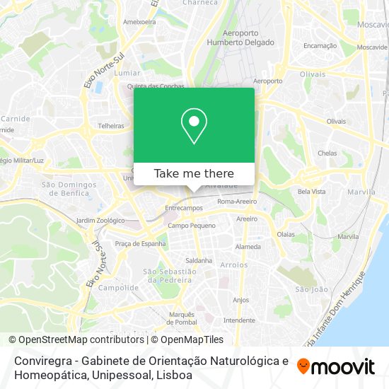 Conviregra - Gabinete de Orientação Naturológica e Homeopática, Unipessoal map