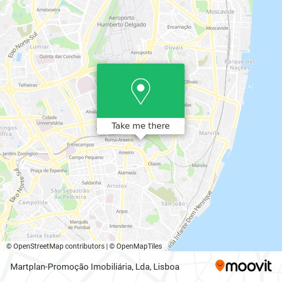 Martplan-Promoção Imobiliária, Lda map