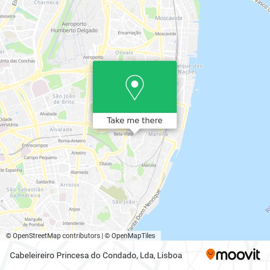 Cabeleireiro Princesa do Condado, Lda map