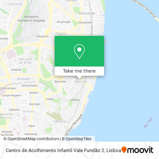 Centro de Acolhimento Infantil Vale Fundão 2 map