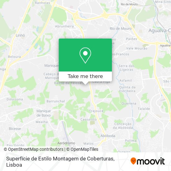 Superfície de Estilo Montagem de Coberturas map