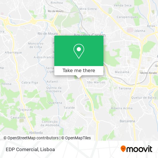 EDP Comercial map