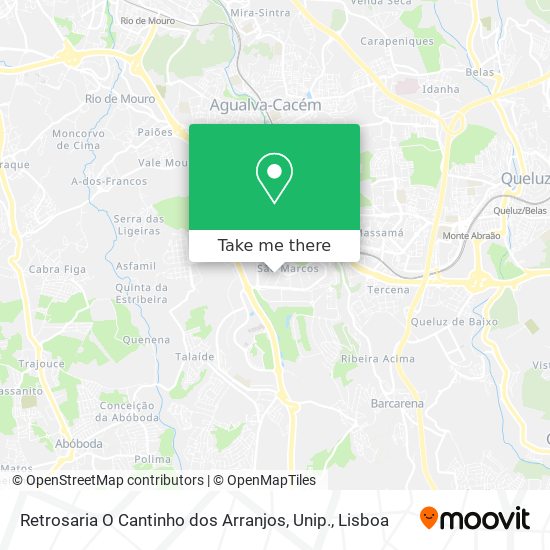 Retrosaria O Cantinho dos Arranjos, Unip. mapa