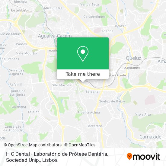 H C Dental - Laboratório de Prótese Dentária, Sociedad Unip. map