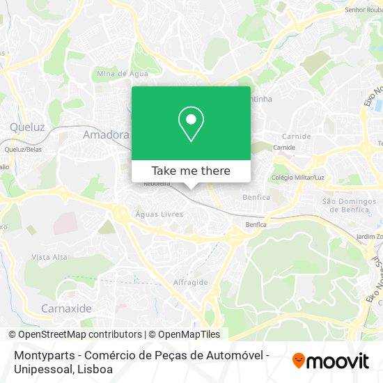 Montyparts - Comércio de Peças de Automóvel - Unipessoal map