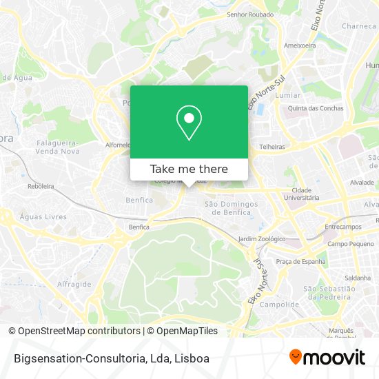 Bigsensation-Consultoria, Lda map