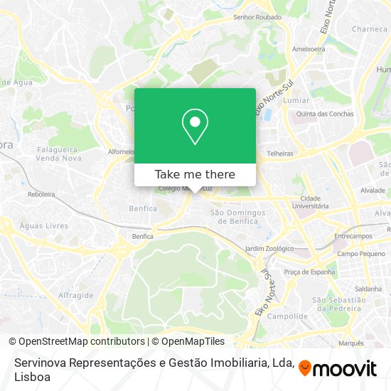 Servinova Representações e Gestão Imobiliaria, Lda map