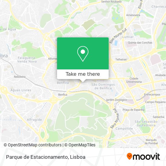 Parque de Estacionamento mapa