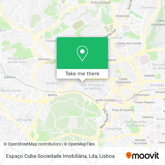 Espaço Cuba-Sociedade Imobiliária, Lda mapa