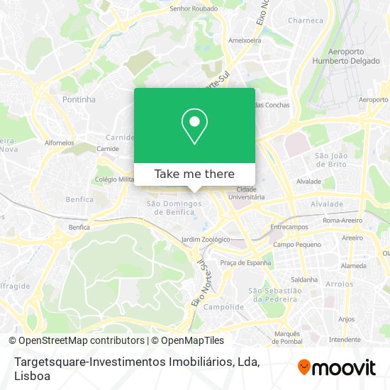 Targetsquare-Investimentos Imobiliários, Lda map