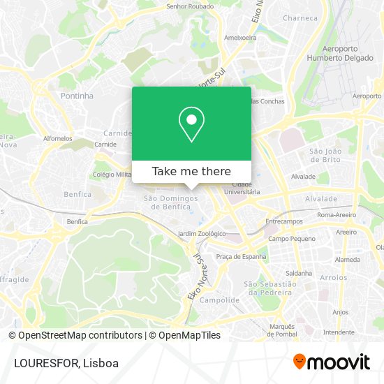 LOURESFOR map