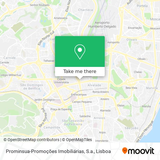 Prominsua-Promoções Imobiliárias, S.a. map