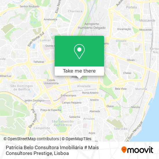 Patricia Belo Consultora Imobiliária # Mais Consultores Prestige map