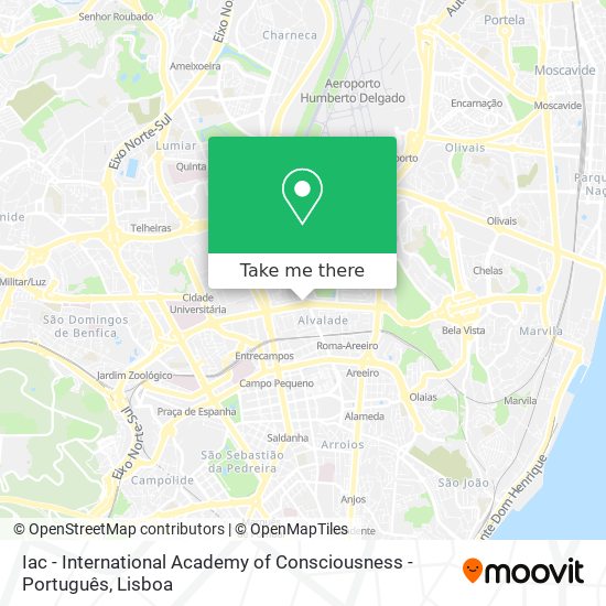 Iac - International Academy of Consciousness - Português map