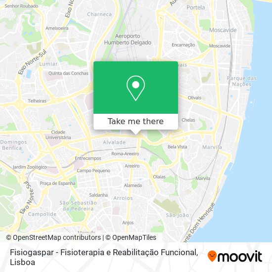 Fisiogaspar - Fisioterapia e Reabilitação Funcional mapa