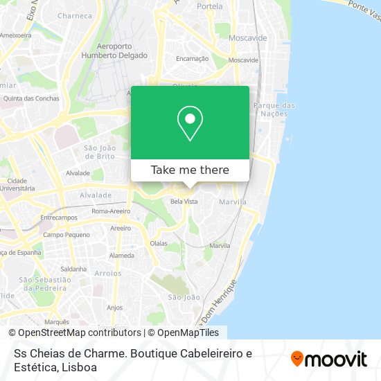 Ss Cheias de Charme. Boutique Cabeleireiro e Estética map